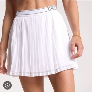 CALIA by Carrie Underwood mesh pleated skort size large new